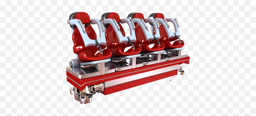 Realistic Roller Coaster Seat 3d Model - Roller Coaster Car 3d Model Png,Roller Coaster Png