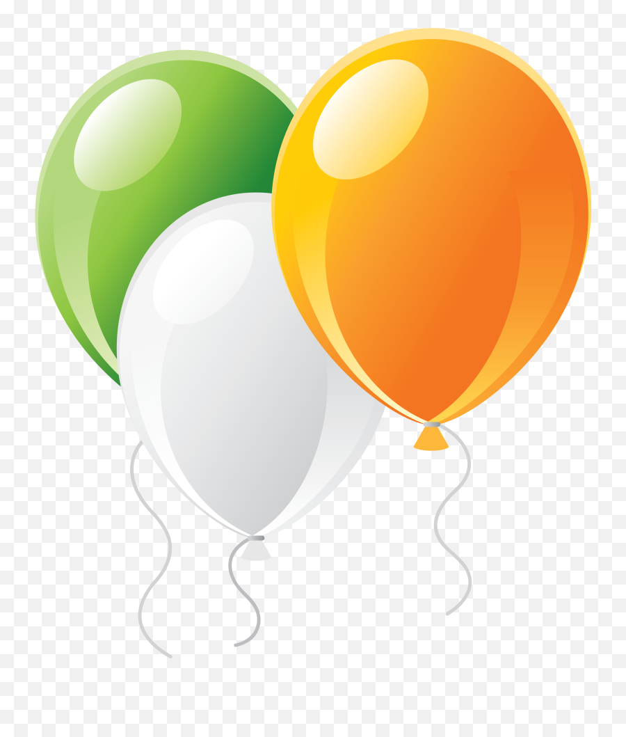 Indian Flag Color - Independence Day Balloon Png,Indian Flag Png