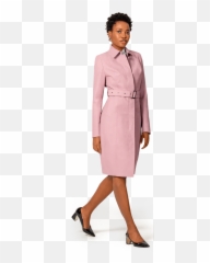 Women Trench Coat Style Guide - Long Sleeve png
