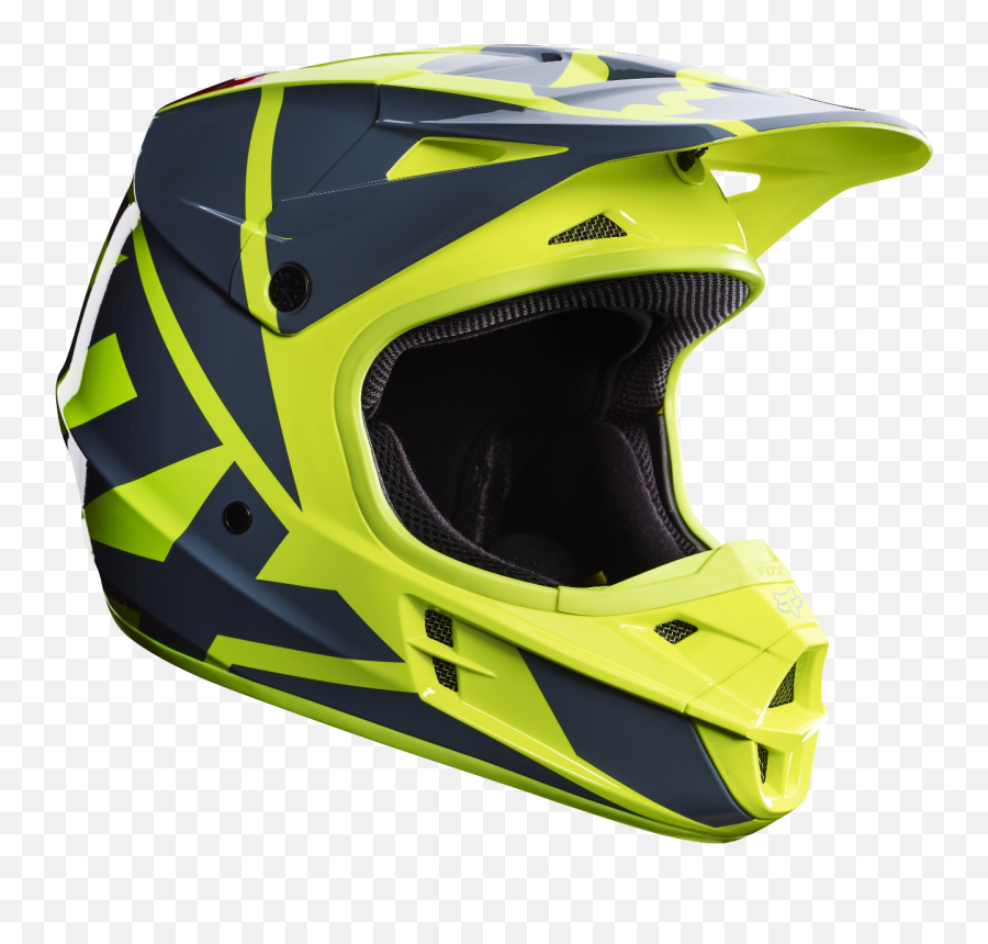Fox Racing 2017 Mx Helmet V1 V2 V3 Motocross Off Road - Yellow Fox Dirt Bike Helmets Png,Icon Automag Leather Overpants