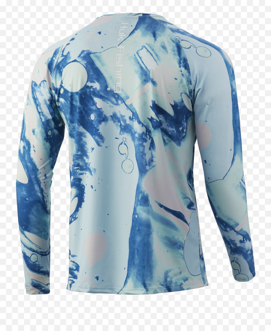 Huk Icon X Kc Refraction Camo Long Sleeve Shirt H1200285 - Long Sleeve Png,Huk Kryptek Icon Hoody