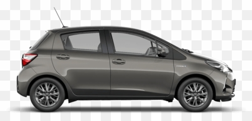 Toyota Yaris 10 72 Vvt - Icon 5dr Lease Group Silver Black png