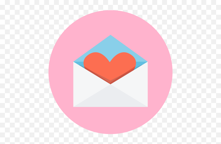 Love Letter Heart Pink Red Free - Iconos De Messenger Rosado Png,Heart Icon Pink