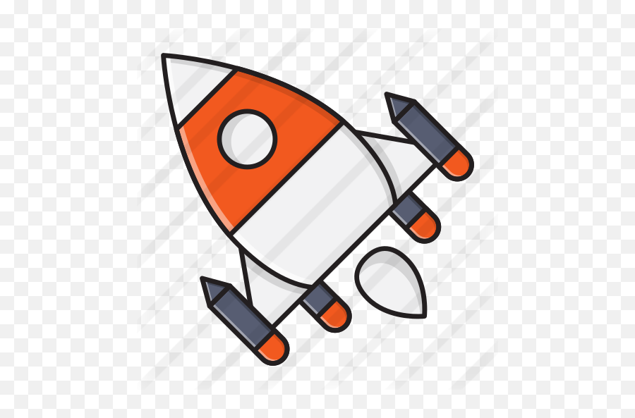 Rocket - Vertical Png,Rocket Flat Icon