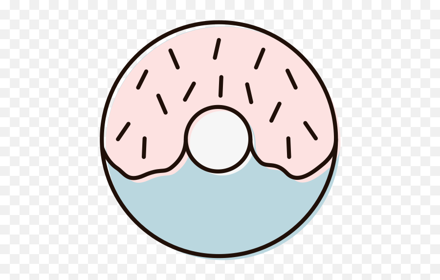 Doughnut Sweet Dessert Free Icon Of Color - Icon Donat Png,Sweets Icon