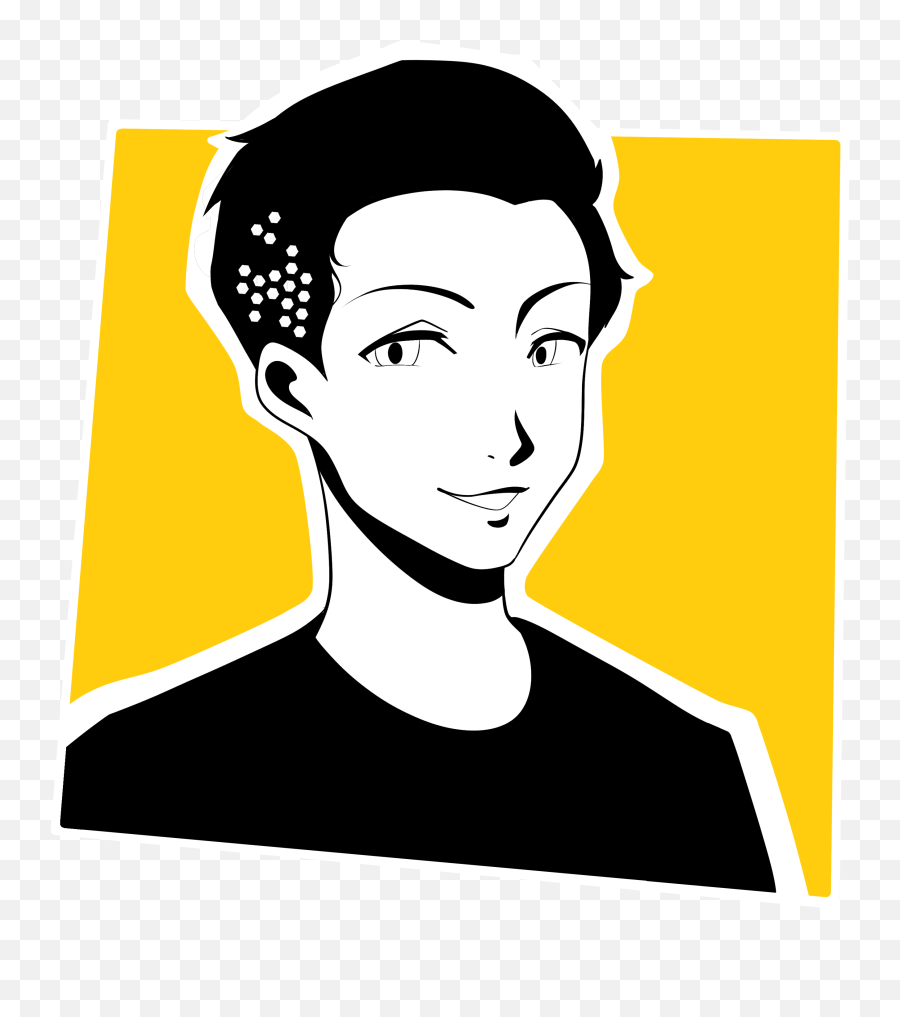Commission Persona Style Icon 6 By Kyh - Soren On Newgrounds Hair Design Png,Persona 5 Icon