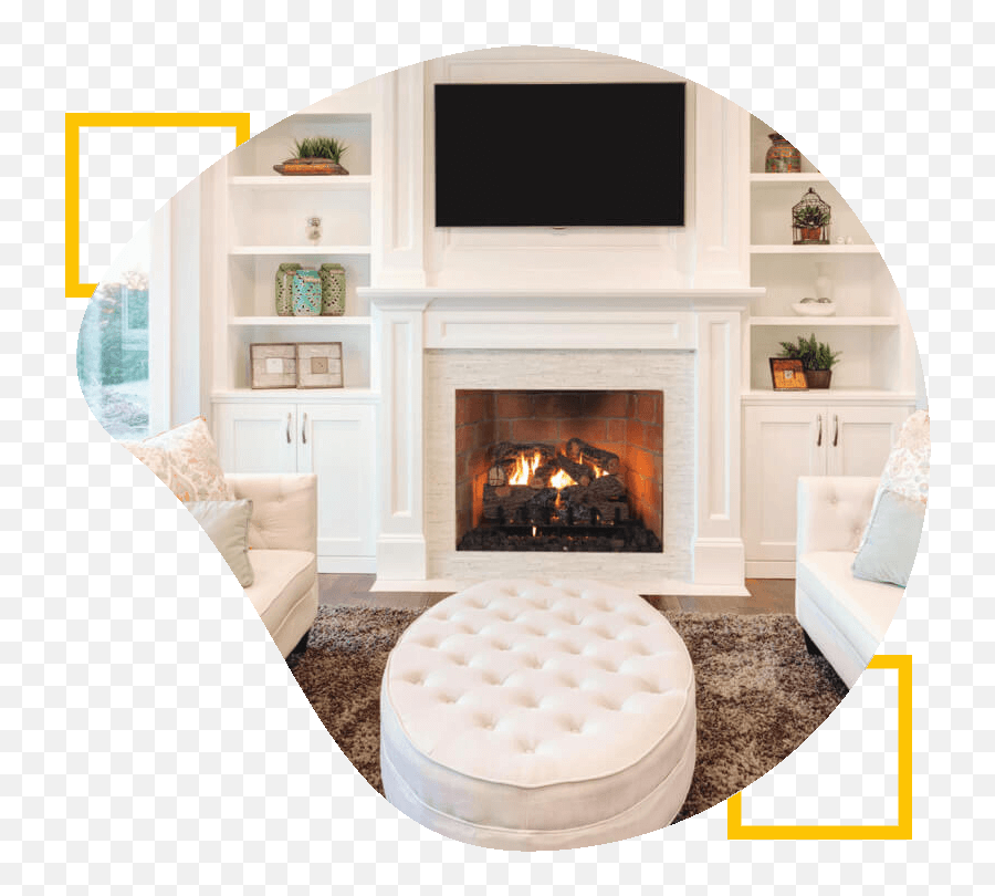 Wood Fireplace - Warming Trends Living Room Fake Fireplace Png,Icon 80 Fireplace