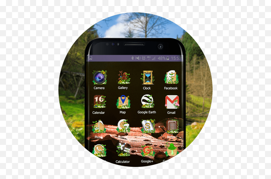 The Best Forest Theme For Samsung S7 Edge Apk 15 - Download Smartphone Png,Samsung Calendar Icon