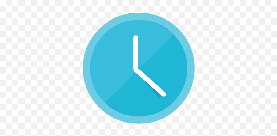Clock Icon Image - Web Icons Png Flat Blue Clock Icon,Clock In Icon