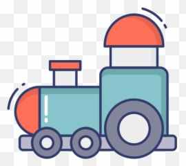 Download Train Icon Dinosoft Lineal Color Style - Vertical png