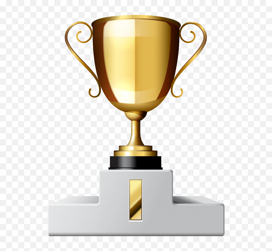 Gold Cup First Place Png Clipart Image - First Place Trophy Png,Trophy Clipart Png