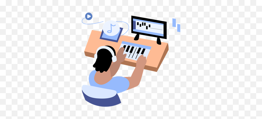 Music Tunes Illustrations Images U0026 Vectors - Royalty Free Office Worker Png,After Effects Icon Vector