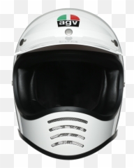 X101 Mono Dot - WHITE Motorcycle Helmet png