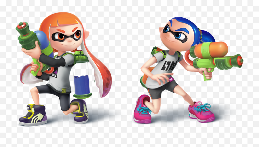 Download Hd Thumbnail - Inkling Girl And Inkling Boy Inkling Boy And Inkling Girl Png,Inkling Png