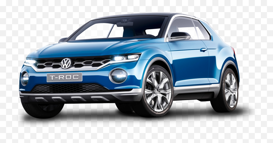 Blue Volkswagen T Roc Car Png Image For - Volkswagen Golf Suv 2018,Volkswagen Png