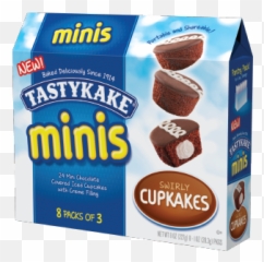 Chocolate Swirly Cupcakes Tastykake - png
