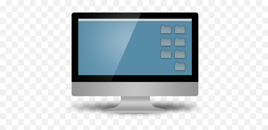 Desktop Icon Png - Free Computer Download Icon,Screen Png