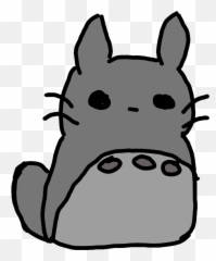 Premier Dessin Numérique Totoro Lisette Chacha - Cartoon Png,Totoro Png
