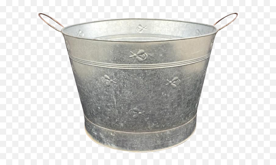 Silver Drinks Tub Full Size Png Download Seekpng - Bucket,Tub Png