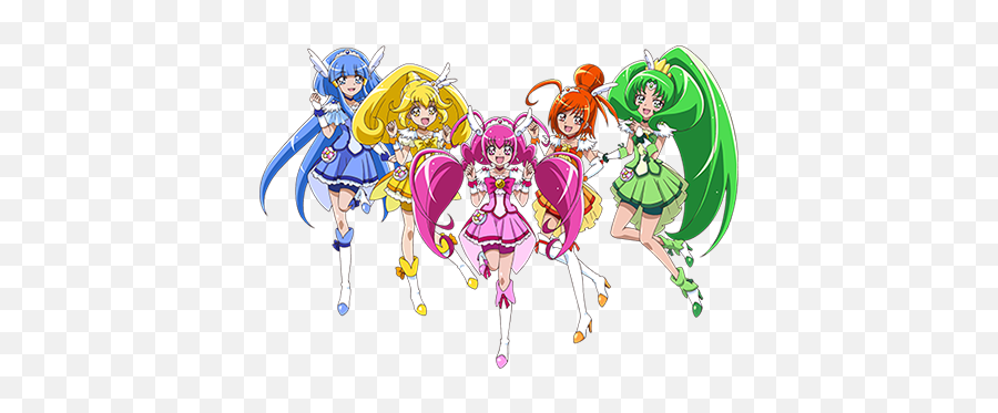 Check Out This Transparent Glitter Force Girls Png Image Background