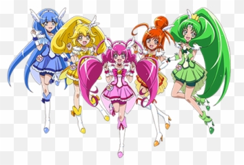 Check Out This Transparent Glitter Force Girls Png Image