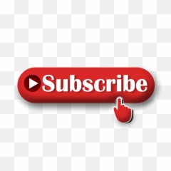 3d Subscribe Button Png Image Transparent Background - Graphic Design