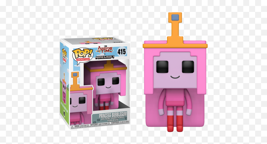 Adventure Time - Princess Bubblegum Minecraft Pop Vinyl Figure Funko Pop De Minecraft Png,Minecraft Diamonds Png