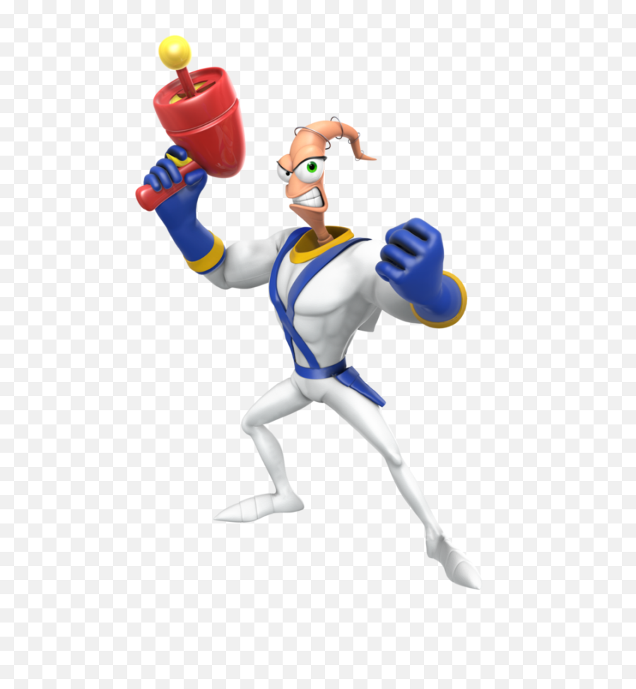 Earthworm Jim Render By Nibroc Rock - Earthworm Jim Smash Ultimate Png,Earthworm Png