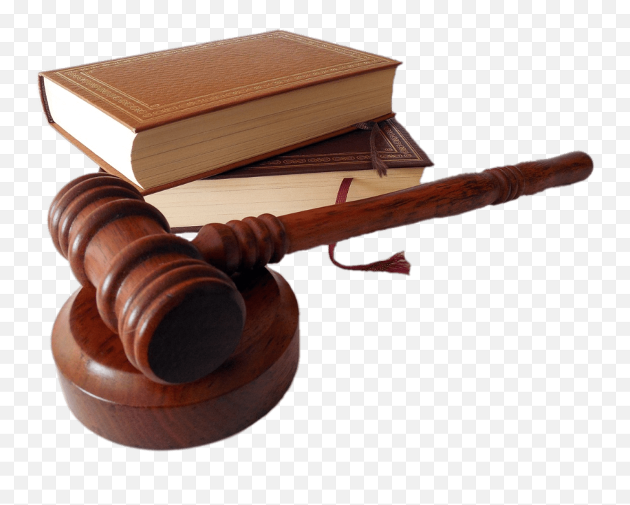 Judges Hammer And Law Books Png - Judge,Hammer Transparent