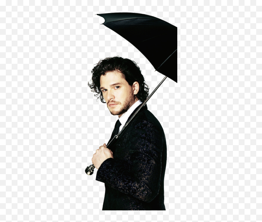 Kit Harrington - Man Holding Umbrella Png,Jon Snow Transparent