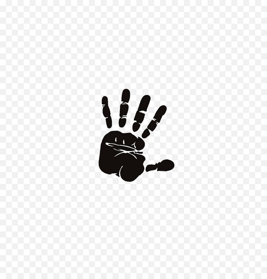 Monochrome Photography Png Clipart - Hand Palm Vector,Thumb Print Png