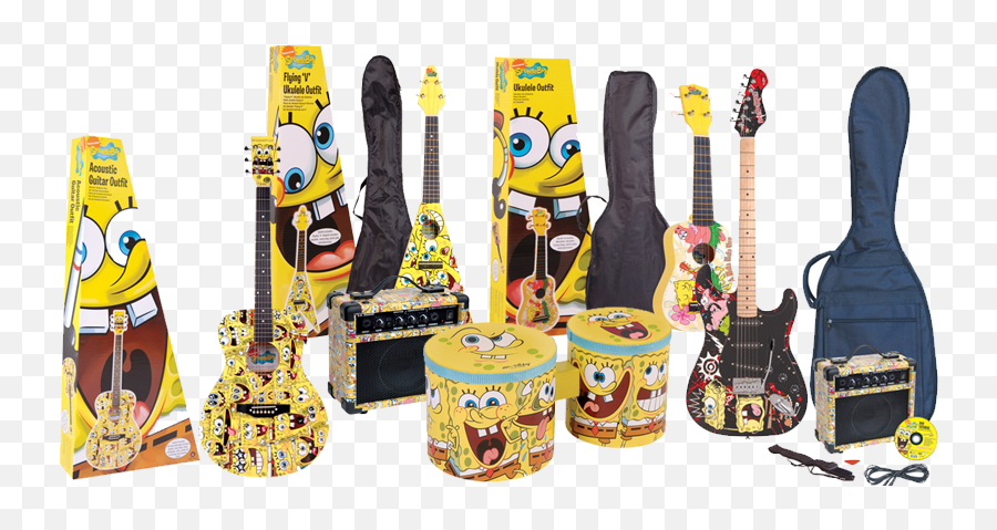 Moosic - Spongebob Squarepants Spongebob Instruments Png,Spongebob Characters Png