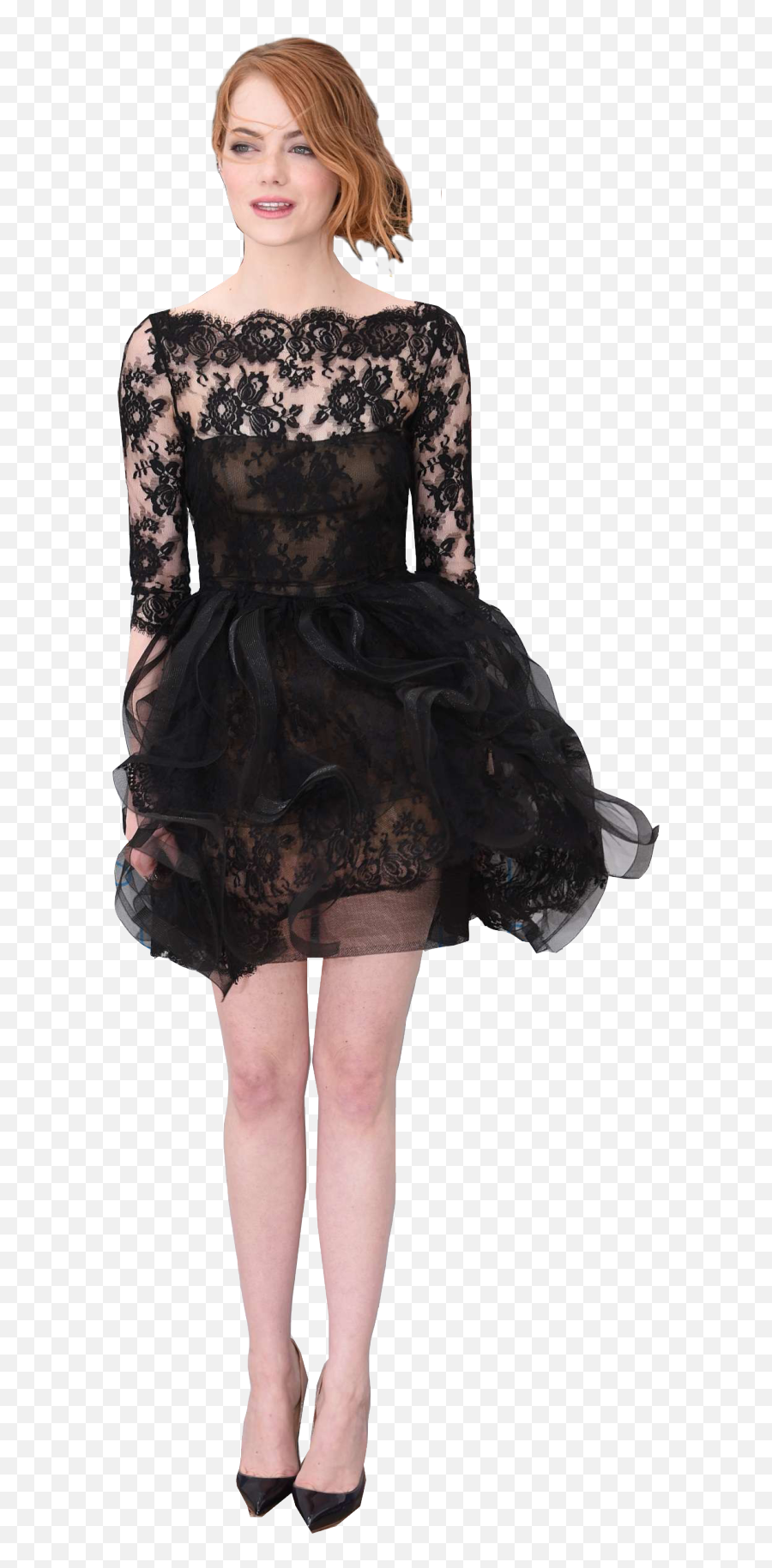 Emma Stone Png Pngs Transparent - Cocktail Dress,Emma Stone Png