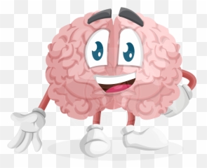 Cute Brain Cartoon Vector Character Graphicmama - png