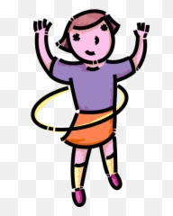 Download Hd Vector Illustration Of Primary Or Elementary - Hula Hoop Clip Art Png,Hula Hoop Png