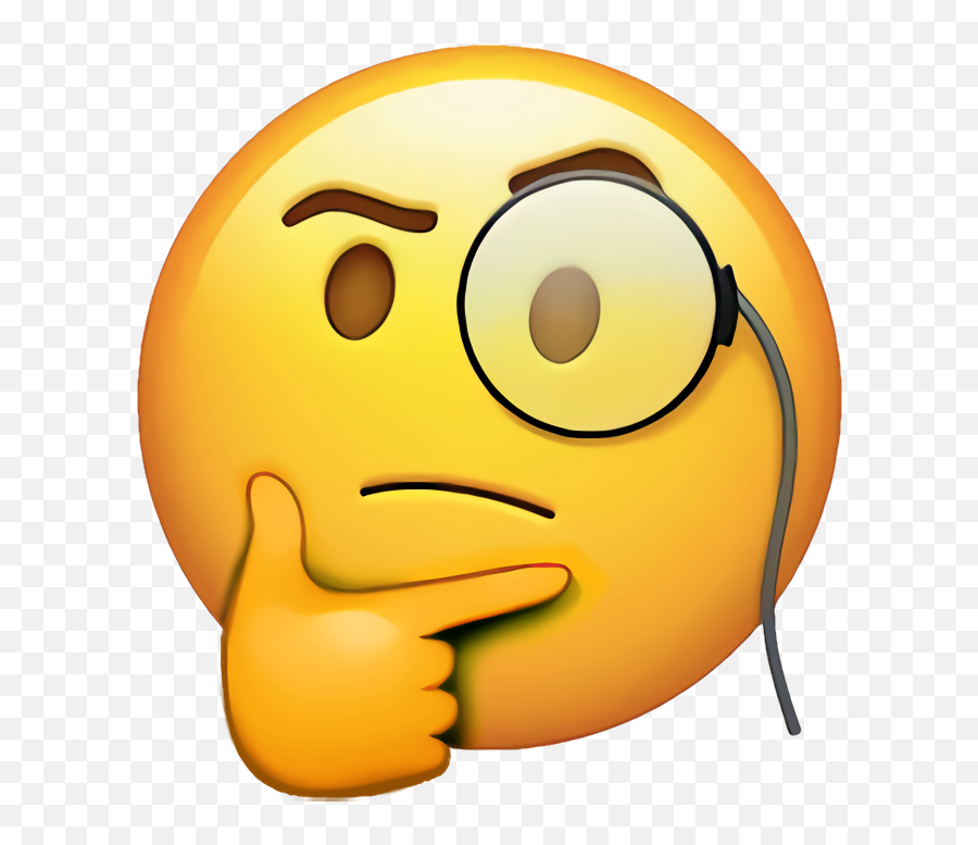 Thinking Emoji Transparent Png - Thinking Emoji Transparent Background,Thinking Emoji Png