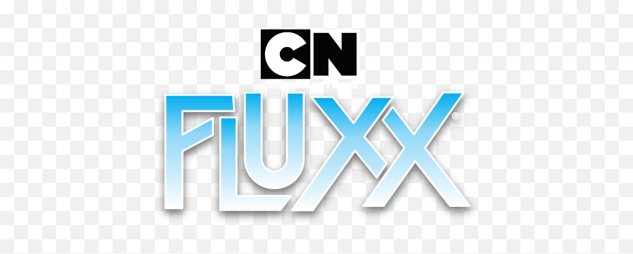Cartoon Network Fluxx Stacked Logo Looney Labs - Graphic Design Png,Cartoon Network Logo Png