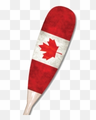 Vintage Canadian Flag Paddle - Maple Leaf png