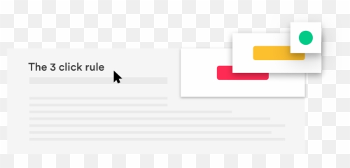 3 - Click Rule U2014 The Magic Number Ux Collective 3 Click Rule Png,Finish Him Png