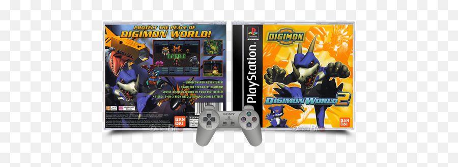 Digimon World 2 Playstation Ps1 - Digimon World 2 Ps1 Poster Png,Ps1 Png