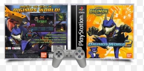 Digimon World 2 Playstation Ps1 - Poster png