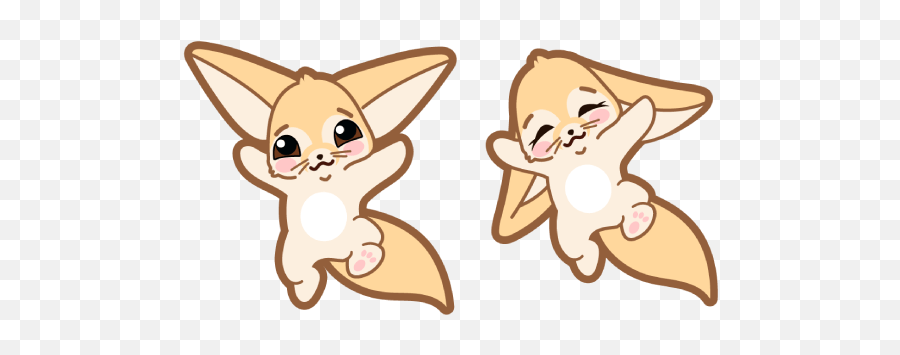 Cute Fennec Fox Cursor - Fennec Fox Custom Cursor Png,Fennec Fox Png
