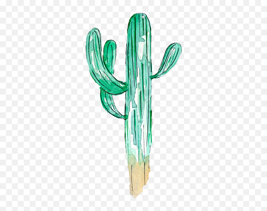 Png Saguaro Cacti Cactus Watercolor - Cactus Watercolor,Cactus Png