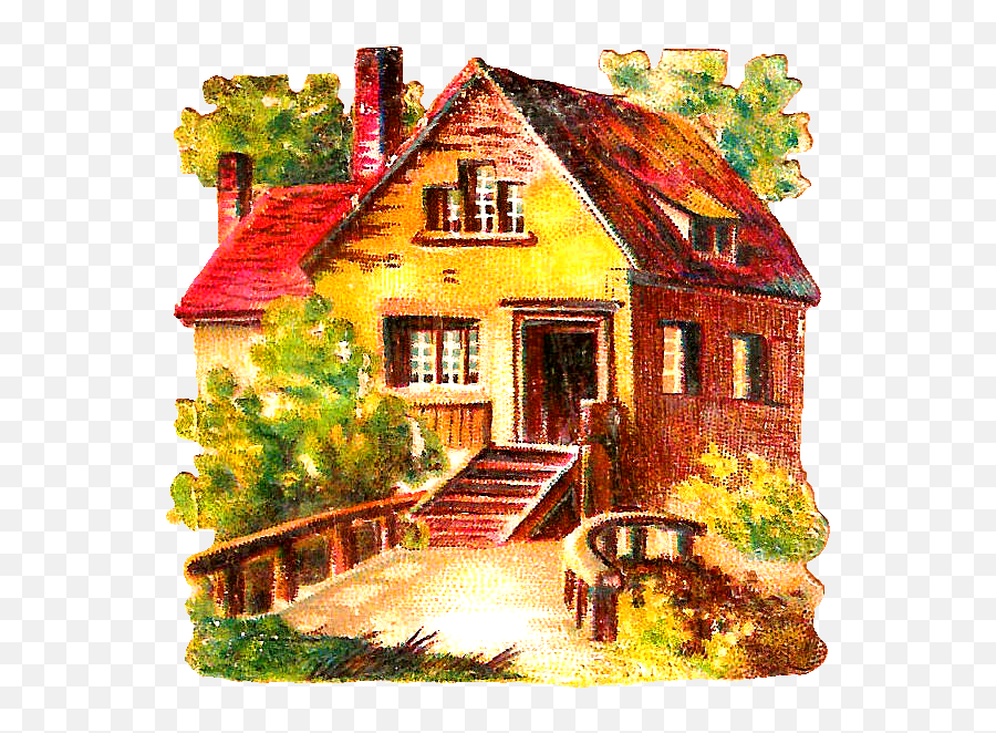 cute house clipart png