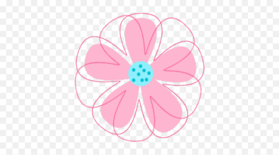 Imagespink - Flowerborderclipartpinkflowerswi Roblox Flower Outline Clip Art Png,Pink Flower Border Png