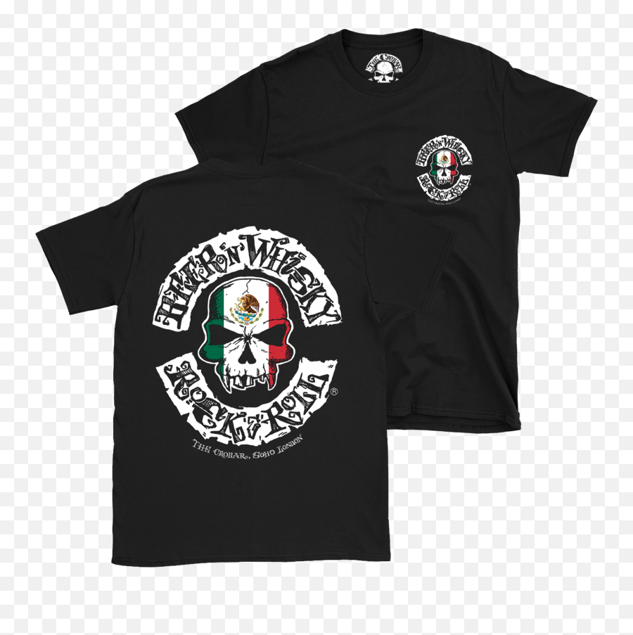 Mexico Flag T - Shirt Crobar Mooneyes T Shirts Png,Mexico Flag Transparent