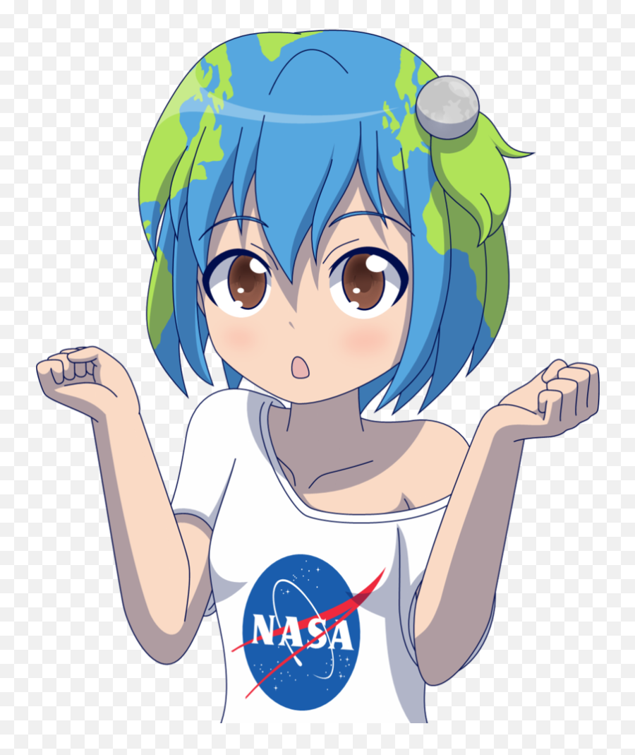 Lolipng - Earth Hair Blue Clothing Facial Expression Mammal Earth Chan,Loli Png