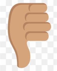 Thumbs Down Emoji Clipart - Disllike Symbol png