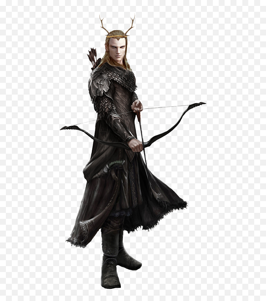 Elf Druid Alpha - High Elf Archer Dnd Png,Legolas Png
