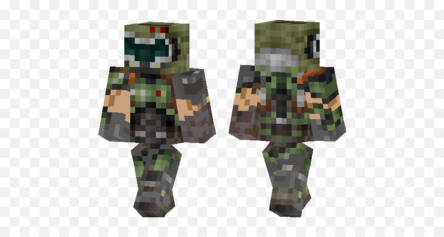 Doom Slayer Eternal Minecraft Pe Skins - Minecraft Dungeons Hex Skin Png,Doomguy Png